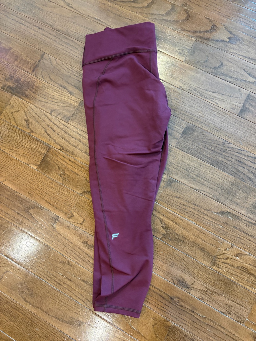 Fabletics Burgundy Oasis PureLuxe High-Waisted Legging 7/8
Size: XL